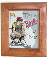 Framed Golf Humor"Talk Birdie To Me"