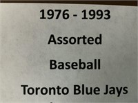 1976-1993 Blue Jay assorted baseball cards (477)