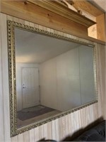 Framed Hanging mirror 56"x36"