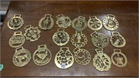 18 Brass Horse Tack Buckles