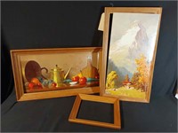 3 Wooden Picture Frames