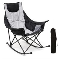 SUNNYFEEL Oversized Rocking Camping Chair, Folding