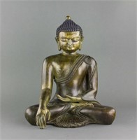 16/17 Century Chinese Fine Bronze Buddha Statue