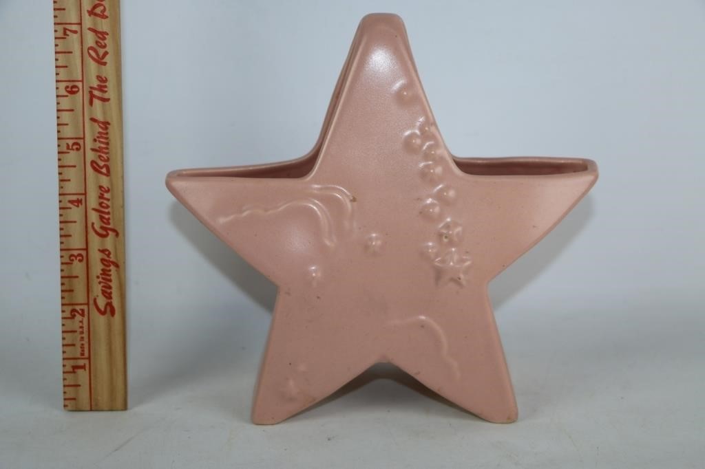 1950's Abingdon Pottery Pink Star Planter