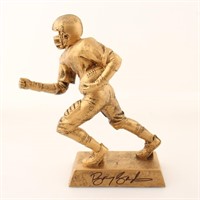 Autographed Barry Sanders Lions Football Statue