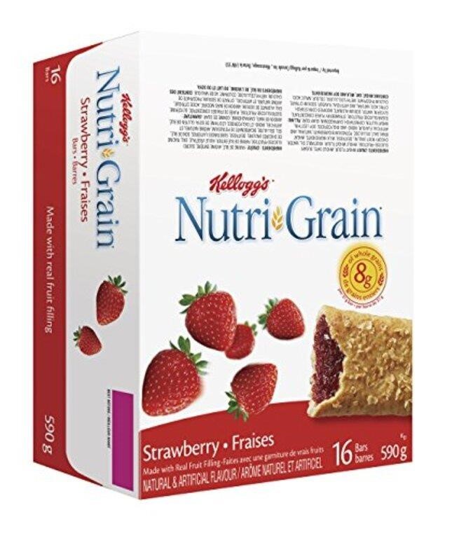 SEALED Kellogg's Nutrigrain Bars 16 Pack BB