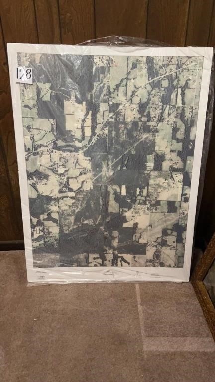 Yell county Aerial Map 3’ x 4’