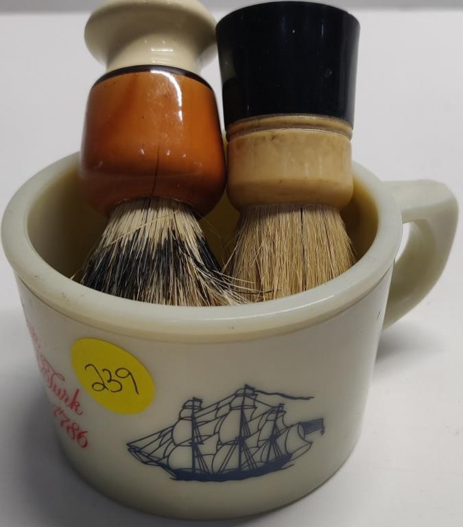 Vintage Barber Brushes