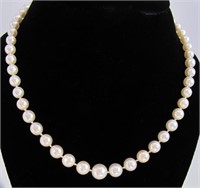 22" Strand of Graduated Cultured Pearls