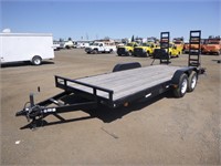 2020 Carry On 7x18 T/A Flatbed Trailer