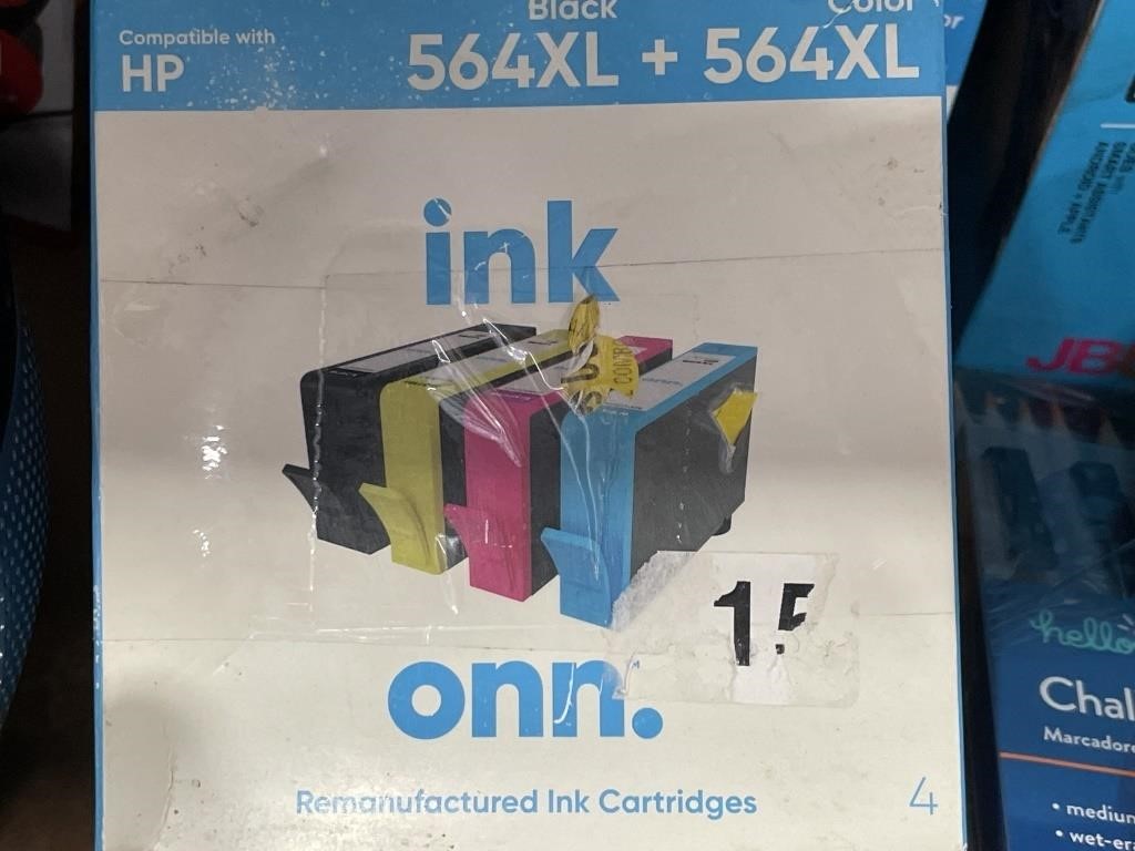 ONN INK CARTRIDGES 2PK RETAIL $100