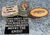 Vtg Whimiscal Quote Items:  Rock, Rock Concert,