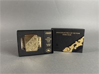 Zippo 2018 COY Golden Scroll Lighter
