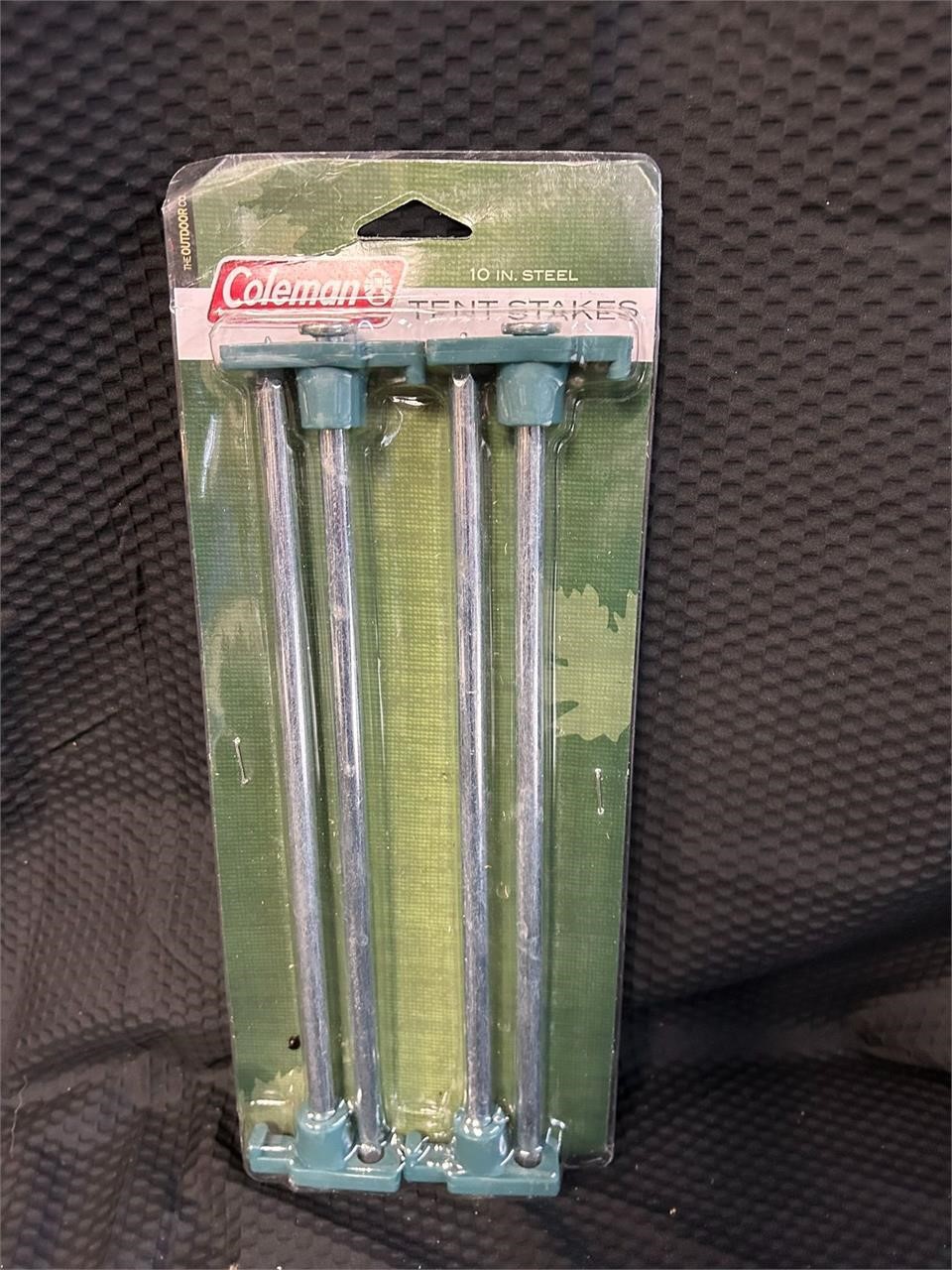 Coleman 10" Steel Tent Stakes in pkg
