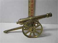 BRASS CANNON 8"LONG 3.5"HIGH