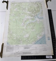 Old map United States, Department of interior,