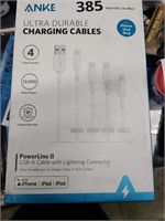 Anchor ultra durable charging cables iPhone