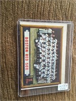 Boston Red Sox 1957 Topps Baseball Trading Team