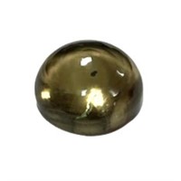 Genuine 7.06ct Round Cabochon Smoky Quartz