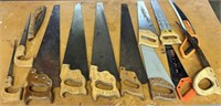 Lot of Various Hand & Keyhole Saws