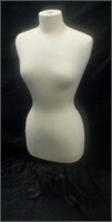 Female mannequin bust with stand