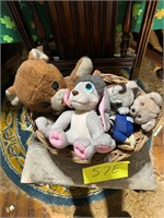 Vintage plush toys