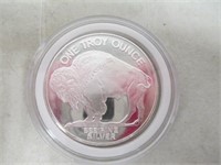 1 Troy Oz .999 Fine Silver Buffalo Round