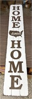 60" tall & 9" wide wooden double sided sign