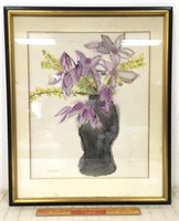 BEAUTIFUL SIGNED 1960'S WATERCOLOR