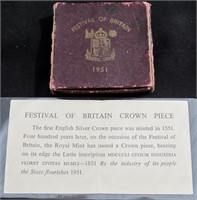 GB.   Festival of Britain Crown Piece 1951