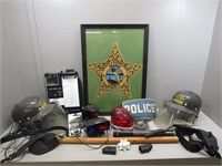 Police gear and memorabilia – (2) MCP riot