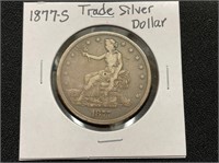 1877S Trade Silver Dollar