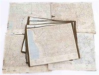 WWII US ORDNANCE SURVEY MAPS OF FRANCE