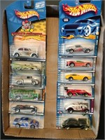 Flat of Hot Wheels