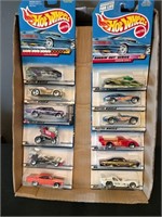 Flat of Hot Wheels