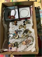 2 lots costume jewelry