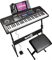 RockJam 61 Key Touch Display Keyboard Piano Kit