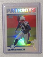 2004 TOPPS CHROME DEION BRANCH WHITE REFRACTOR