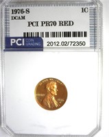 1976-S Cent PR70 DCAM RD LISTS $10000