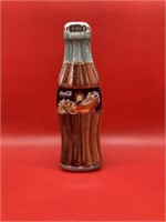 1998 Christmas Coca-Cola tin hinged 

13 inch