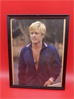 Autographed, Robert Redford, framed photo