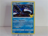 Pokemon Card Rare Kyogre Holo Stamped