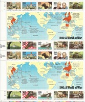 1941 WWII A World At War Stamps