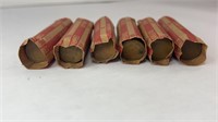 (6) ROLLS OF WHEAT PENNIES