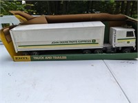 John Deere Die Cast Truck & Trailer