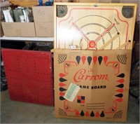 Carrom Game in box; Wahoo Board