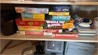 Games on shelf