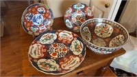 Oriental bowls and plates
