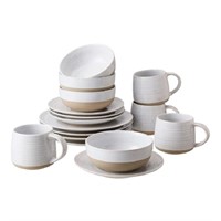 Better Homes & Gardens White Ceramic Dinnerware Se