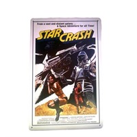 Star Crash Movie poster tin, 8x12, come in